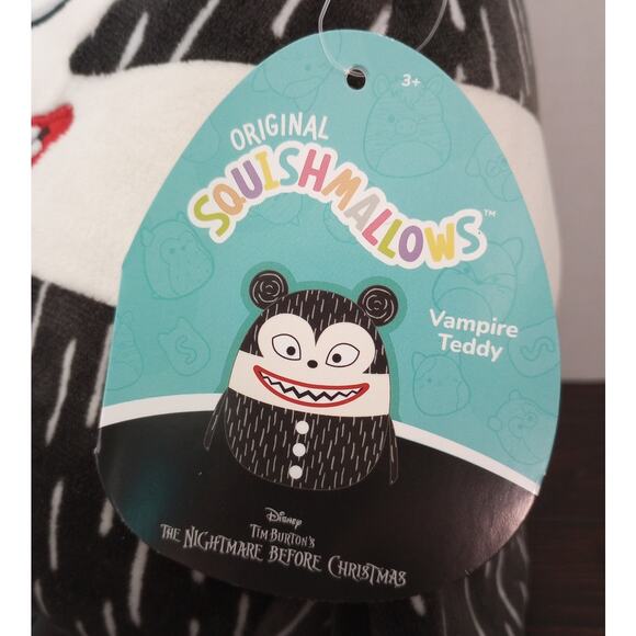 Squishmallows 8'' Nightmare Before Christmas Vampire Teddy NWT - Picture 4 of 4